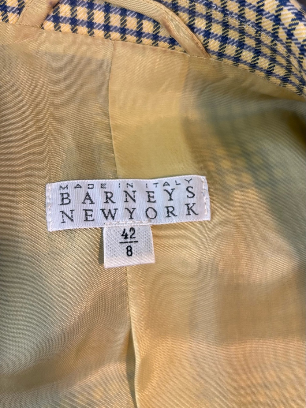 Vintage Barneys NY Cashmere Single Breasted Blazer - Picture 3 of 5